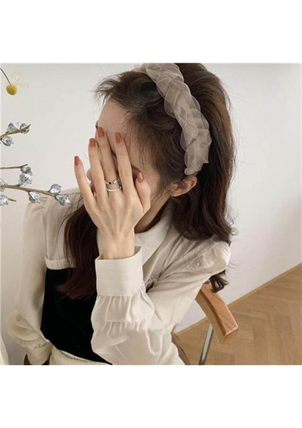 Parti Kızları Için Örgülü Örgü Kafa Bandı Aksesuarları Şampanya (Yurt Dışından) indirimleri