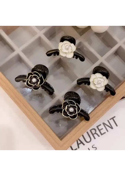 Kore Zarif Küçük Inci Taklidi Kamelya Firkete Kızlar Yüksek Anlamda Çiçek Patlama Klip Saç Aksesuarları Kadınlar Için Headdress (Yurt Dışından) fiyatları