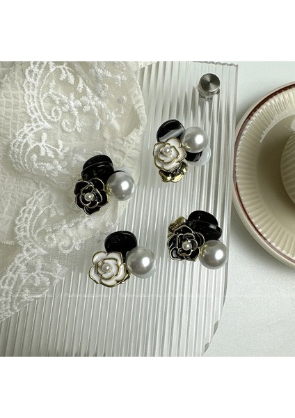 Kore Zarif Küçük Inci Taklidi Kamelya Firkete Kızlar Yüksek Anlamda Çiçek Patlama Klip Saç Aksesuarları Kadınlar Için Headdress (Yurt Dışından) fırsatları