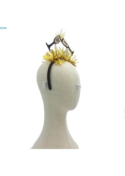 2023 Yeni Yıl Kafa Bandı, Tiaras Giydirme Süslemeleri Headdress Parlayan Şapkalar Parti Malzemeleri Karnaval Hediyesi Sahne Performansı Şekeri (Yurt Dışından) fiyatları