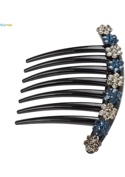 Adet Rhinestone Saç Tarak Klip Kabarık Bun Maker Gelin Saç Şekillendirici Aracı (Yurt Dışından) fiyatları