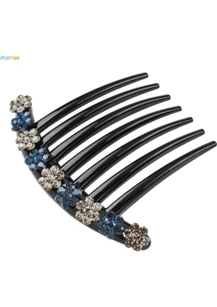 Adet Rhinestone Saç Tarak Klip Kabarık Bun Maker Gelin Saç Şekillendirici Aracı (Yurt Dışından) modelleri