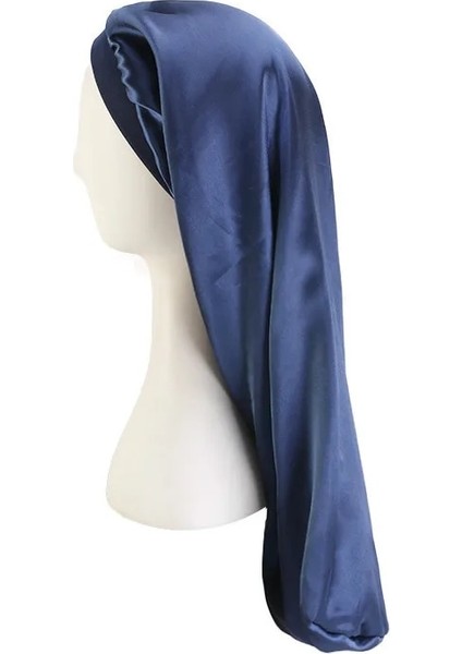 Elastik Geniş Kenar Saten Kaput Uzun Saç Şapka Uyku Şapkaları Wrap Gece Kap Saç Bakımı Kaput Kadın Erkek Tek Kap Kaput (Yurt Dışından) indirimleri