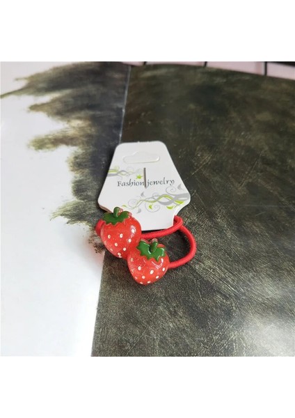 1/2 Adet Yeni Sevimli Karikatür Çilek Prenses Şapkalar Çocuk Halatlar Kız Çocuk Aksesuarları Bebek Headdress Çocuklar Elastik Saç Bantları (Yurt Dışından) modelleri