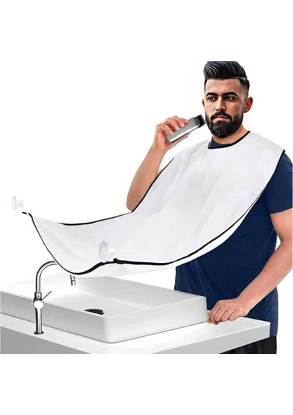 Modern Yeni Stil Sakal Önlük Tıraş Önlüğü Tıraş Önlüğü Vantuz Seti Kuaförlük Araçları (Yurt Dışından)