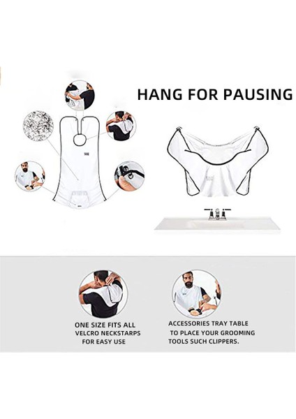 Modern Yeni Stil Sakal Önlük Tıraş Önlüğü Tıraş Önlüğü Vantuz Seti Kuaförlük Araçları (Yurt Dışından) modelleri