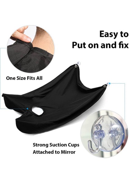 Modern Yeni Stil Sakal Önlük Tıraş Önlüğü Tıraş Önlüğü Vantuz Seti Kuaförlük Araçları (Yurt Dışından) fırsatları