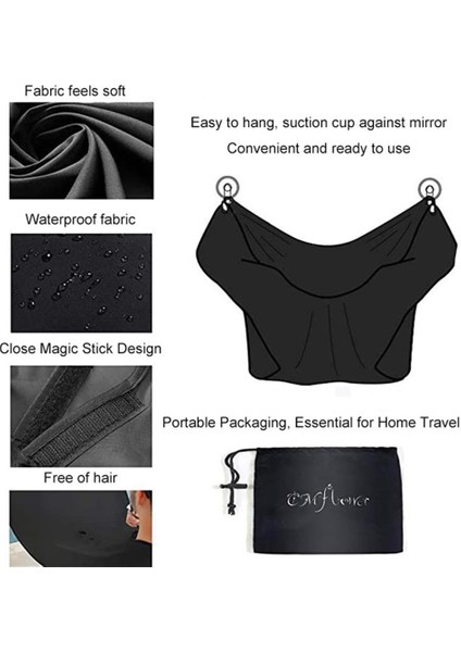 Modern Yeni Stil Sakal Önlük Tıraş Önlüğü Tıraş Önlüğü Vantuz Seti Kuaförlük Araçları (Yurt Dışından) indirimleri