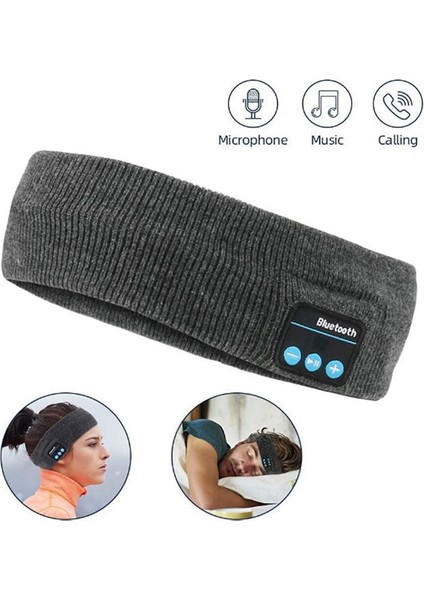 Kablosuz Bluetooth Kulaklıklar Kulaklıklar Saç Bandı USB Spor Salonu Fitness (Yurt Dışından)