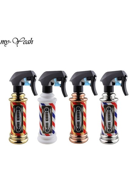 Myyeah 150 ml Şerit Desen Sprey Boş Şişe Kuaför Saç Kesimi Kuaförlük Su Püskürtücü Şişe Berber Şekillendirici Spreyler Araçları-Gümüş (Yurt Dışından) fiyatları