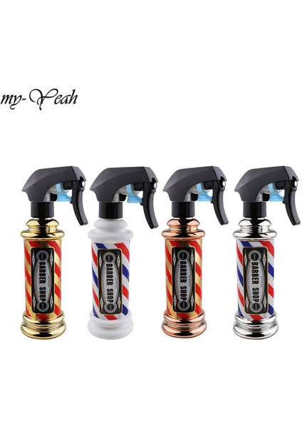 Myyeah 150 ml Şerit Desen Sprey Boş Şişe Kuaför Saç Kesimi Kuaförlük Su Püskürtücü Şişe Berber Şekillendirici Spreyler Araçları-Gümüş (Yurt Dışından) indirimleri