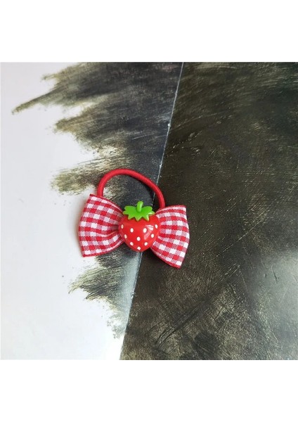 1/2 Adet Yeni Sevimli Karikatür Çilek Prenses Şapkalar Çocuk Halatlar Kız Çocuk Aksesuarları Bebek Headdress Çocuklar Elastik Saç Bantları (Yurt Dışından) fırsatları