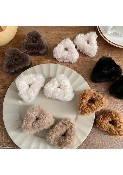 Yeni Kış Peluş Kedi Kulaklar Saç Klipleri Kadınlar Kızlar Için Kuzu Kaşmir Firkete Alın Patlama Klip Kabarık Çocuk Saç Aksesuarları (Yurt Dışından) indirimleri