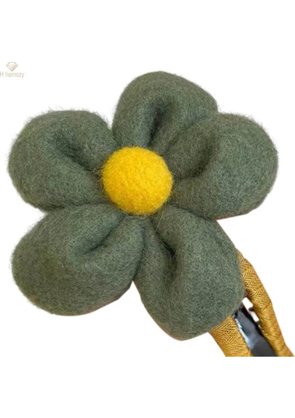 Büyük Çiçek Saç Klip Ördek Gagası Klip Saç Aksesuarları Parti Bayanlar Için Barrette Hairgrips, Yeşil (Yurt Dışından) fırsatları