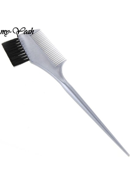 Myyeah 1 Adet Saç Rengi Karıştırma Tarağı Fırça ile Plastik Tonu Boya Boyama Perma Tarak Saç Berber Kuaförlük Şekillendirici Araçları (Yurt Dışından)