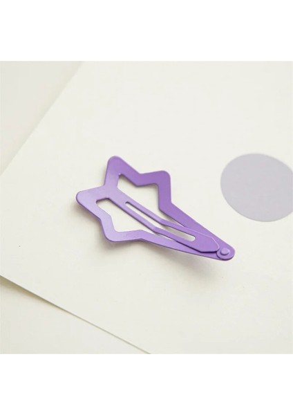 Adet/takım Mor Saç Tokaları Kızlar Için Tatlı Bb Klip Tokalarım Metal Geometri Yapış Basit Tokalar Çocuklar Için Şapkalar Şekillendirici Araçları (Yurt Dışından) fırsatları