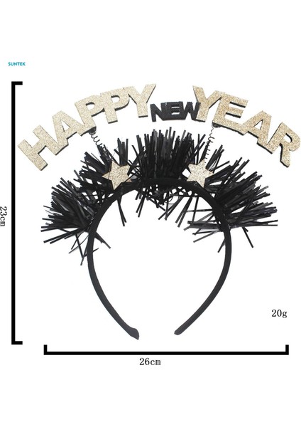 Festival Sahne Performansı Dekorasyonu Için Noel Yeni Yıl Kafa Bandı Hairhoop Headdress (Yurt Dışından) fiyatları