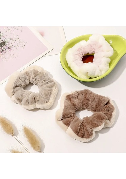 Kış Sıcak Yumuşak Saç Scrunchies Kürklü Elastik Saç Bandı Kadın Kızlar At Kuyruğu Tutucu Saç Lastik Bant Saç Bağları Saç Aksesuarları (Yurt Dışından) indirimleri