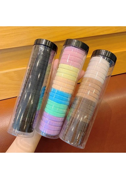 Yeni Kadın Yüksek Kaliteli Lastik Bant Kızlar Elastik Saç Bantları Bantlar At Kuyruğu Tutucu Sakız Şapkalar Kore Moda Süsler (Yurt Dışından)