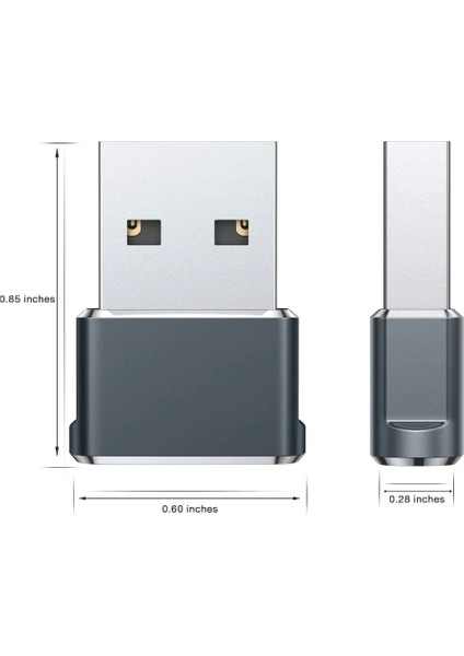 USB To Type-C Dönüştürücü - Type-C Çevirici Yüksek Hızlı Veri Aktarımı Otg Çevirici