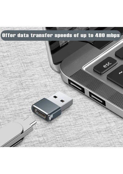 USB To Type-C Dönüştürücü - Type-C Çevirici Yüksek Hızlı Veri Aktarımı Otg Çevirici