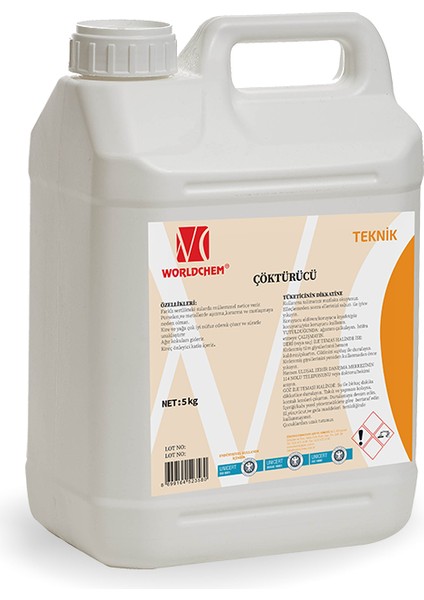 Havuz Suyu İçin Çöktürücü Renksiz 5 kg