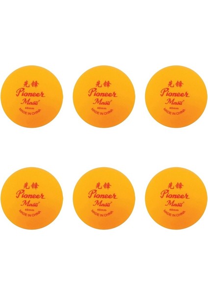 Masis Pioneer Ping Pong Topu Turuncu 6lı