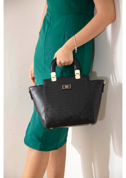 Kadın Çapraz Çanta 1108-43256 Silver Polo M46 Siyah-Mat Siyah fiyatları