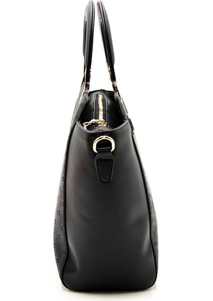 Kadın Çapraz Çanta 1108-43256 Silver Polo M46 Siyah-Mat Siyah fırsatları