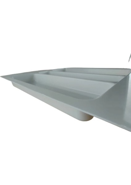 37X49 cm Çekmece Içi Beyaz Kaşıklık Kepçelik Mutfak Çekmece Düzenleyici Organizer (33*40 A Kesilebilir)