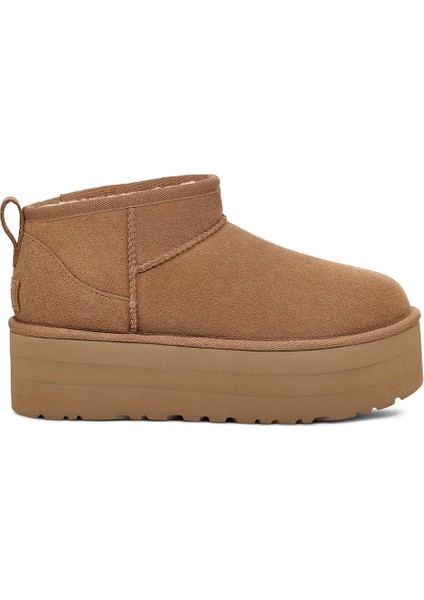 Kadın Bot 1135092 Ugg W Classıc Ultra Mını Platform Chestnut (Taba)
