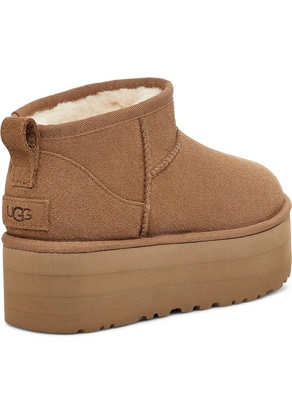Kadın Bot 1135092 Ugg W Classıc Ultra Mını Platform Chestnut (Taba) modelleri