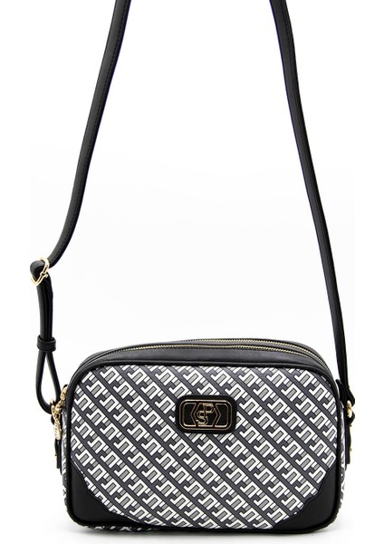 Kadın Çapraz Çanta 1092-42321 Silver Polo Çapraz Bayan Çantası M170 Siyah-Mat Siyah