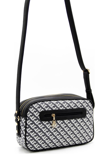 Kadın Çapraz Çanta 1092-42321 Silver Polo Çapraz Bayan Çantası M170 Siyah-Mat Siyah fırsatları