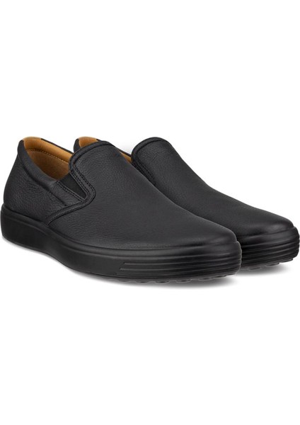 Erkek Sneaker ( Günlük) 47048459075 Ecco Soft 7 M Slip-On Black