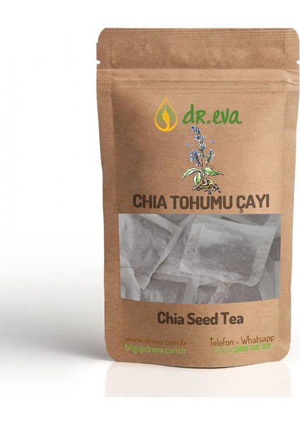 Chia Tohumu Çayı 50 Adet Süzme Poşet