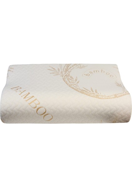 Tekno Trust Visko Ortopedik Visco Boyun Yastığı Büyük Boy 60 x 40 cm Bamboo 40 x 60 Bambu Beyaz fiyatları
