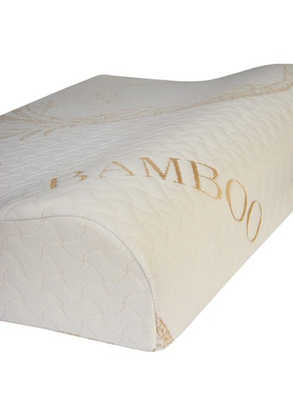 Tekno Trust Visko Ortopedik Visco Boyun Yastığı Büyük Boy 60 x 40 cm Bamboo 40 x 60 Bambu Beyaz modelleri