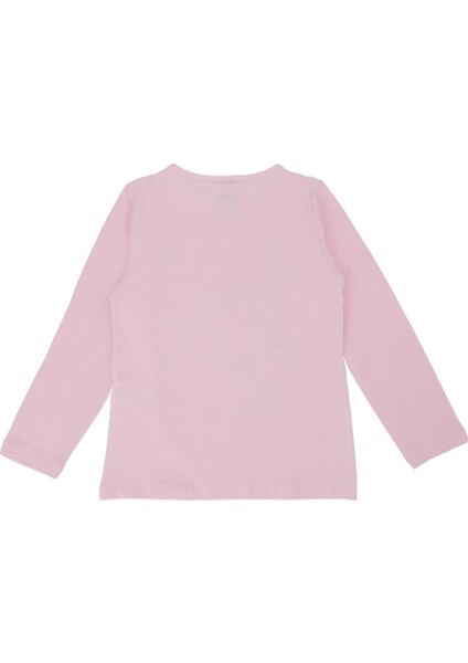 Kız Çocuk Çiçek Baskılı Yazılı Sweat Uzun Kol fiyatları