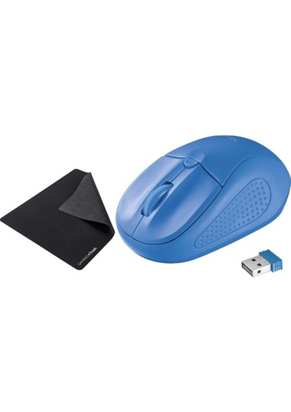 Primo 20786 Kablosuz Mavi Mouse + Mouse Pad