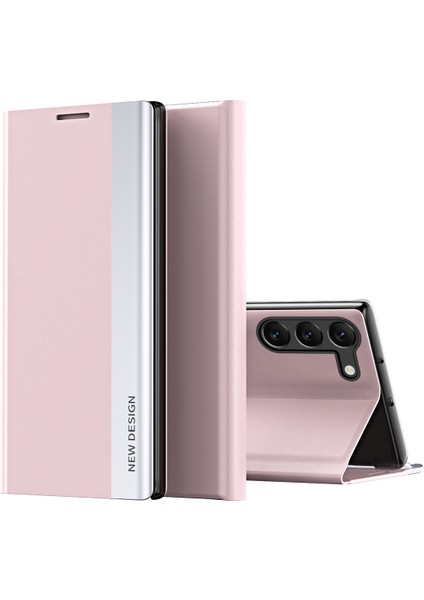 Samsung Galaxy S24 Için+ Elektrokaplama Deri Telefon Kılıfı (Yurt Dışından)