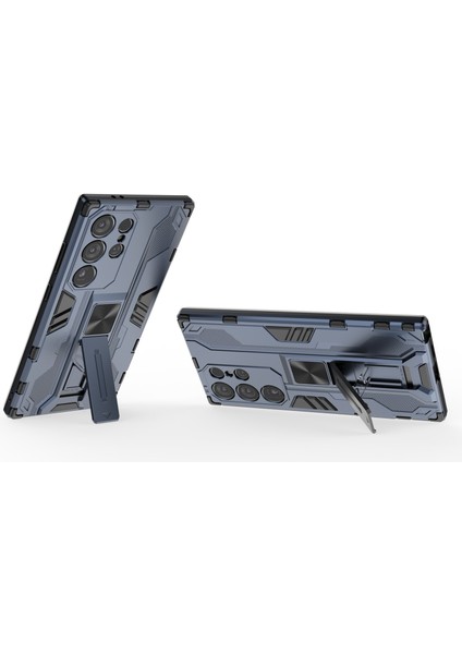 Samsung Galaxy S24 Ultra Cratch Pc+Tpu Cover Blue Telefon Kılıfı (Yurt Dışından) fiyatları