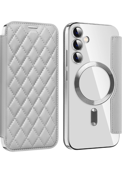 Samsung Galaxy S23 Fe Magsafe Titanyum Gray Uyumlu Telefon Kılıfı (Yurt Dışından)