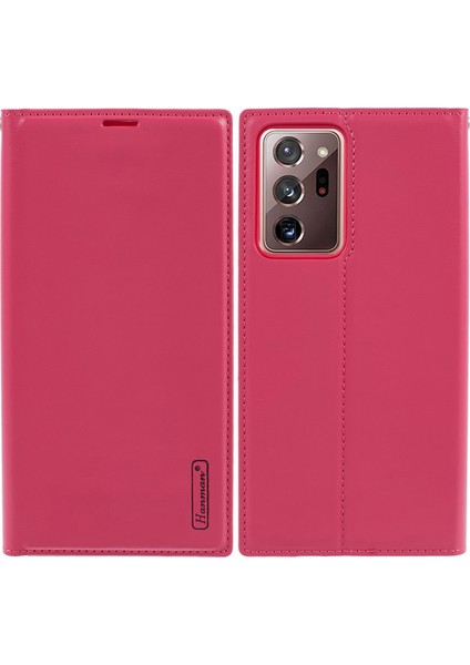Samsung Galaxy NOTE20 Ultra 5G/NOTE20 Ultra Pu Deri Çizgisi Telefon Kılıfı (Yurt Dışından)