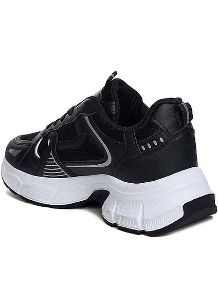 Çiğdem Kalın Taban Kadın Spor Ayakkabı - Siyah-Beyaz - 36 fiyatları