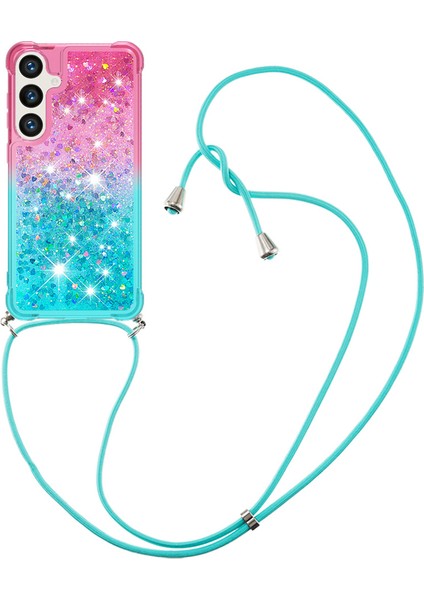 Samsung Galaxy S24 Gradyan Tpu Lanyard +Sky Telefon Kılıfı (Yurt Dışından)