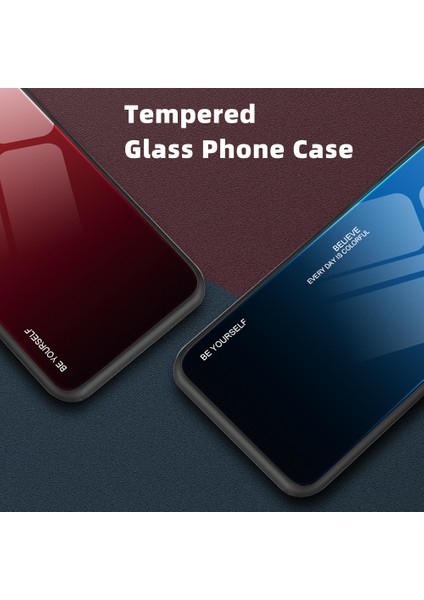Samsung Galaxy S23 Fe Gradyan Renk Temperli Cam+Pc+Tpu Koruyucu si+ Telefon Kılıfı (Yurt Dışından)