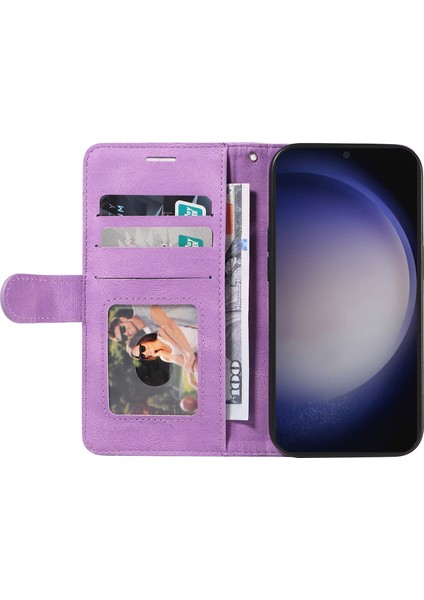 Samsung Galaxy S24 Için+ Çift Renkli Spiling Işık Telefon Kılıfı (Yurt Dışından)