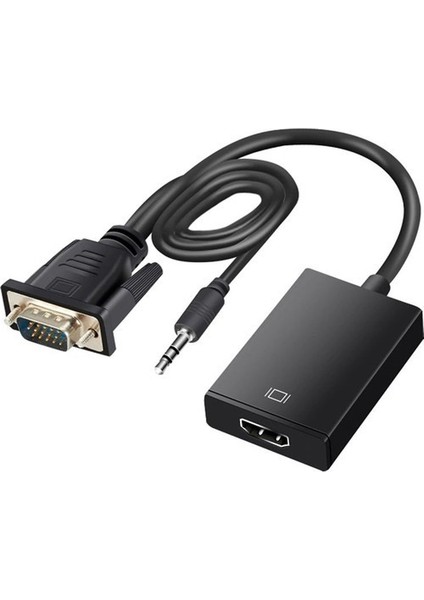 G-537K VGA To HDMI Çevirici Adaptör