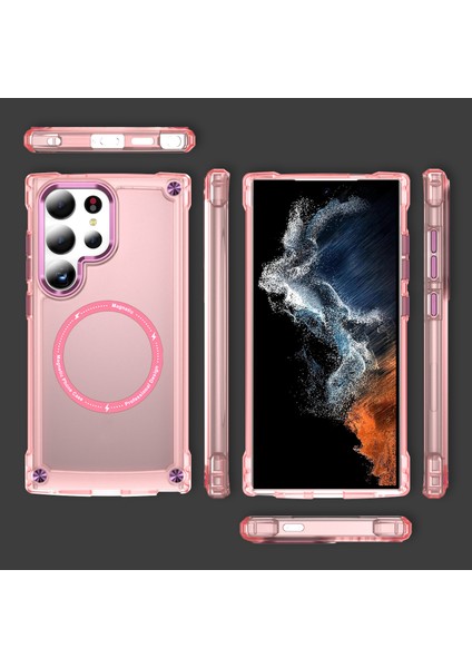 Samsung Galaxy S24 Ultra Pc+Tpu Mat Magsafe Uyumlu Telefon Kılıfı (Yurt Dışından) fiyatları
